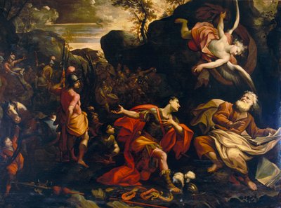 Abraham Offering to Melchizedec a Tithe from the Spoils After the Victory Over the Peoples of the Valley of Shaveh by Giovanni Anastasi
